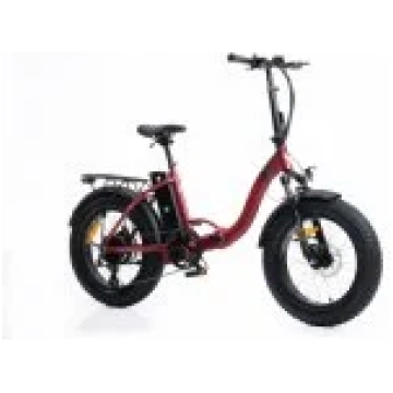 Corelli Voniq folding E-bike - Red 42cm 20" Velosi