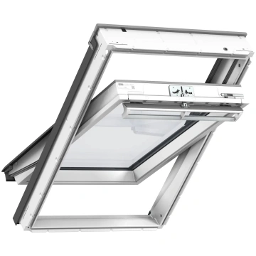 Jumta logs VELUX GGU CK02 0066 55x78cm, ar rokturi