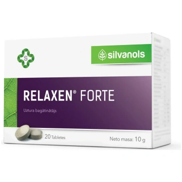 RELAXEN FORTE tabletes N20 SILVANOLS