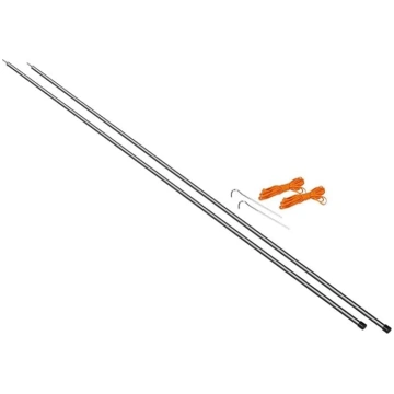 Vango stiklašķiedras King Poles Black, telts piede