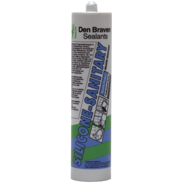 Silikons sanitārais balts 300ml Den Braven D2341