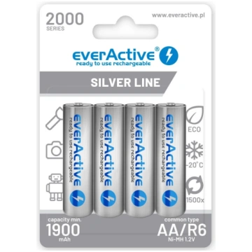 Everactive EVHRL6-2000 uzlādējama AA baterija, NiM