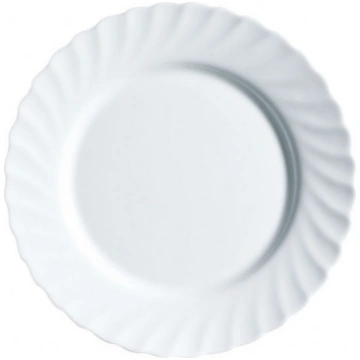 Šķīvis pusdienu Luminarc Trianon, Ø 27 cm, balta k