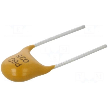 Fuse: PTC polymer | 250mA | Imax: 40A | THT | PTR0