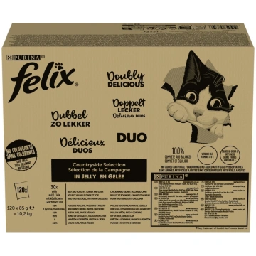 Mitrā kaķu barība Purina Felix Fantastic Duo Mix C