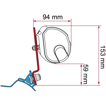 Fiamma adapter for F35 / F35Pro