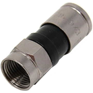 Connector: F; plug; male; compression; for cable; 