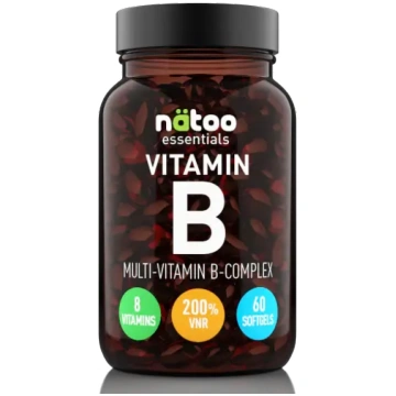NATOO Essentials Vitamin B Complex 60 Softgels Wel