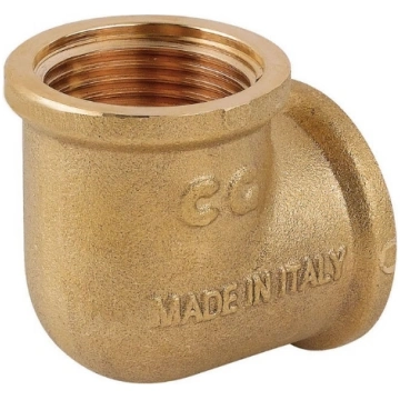 Līkums 1/4"FF, misiņa C006000