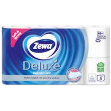 Tualetes papīrs ZEWA Deluxe Delicate Care 3 kārtu,