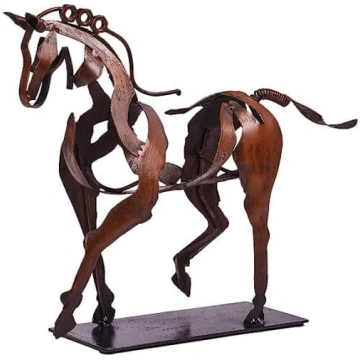 Sunblogs Art SunBlogs Māksla Metāla zirga statujas