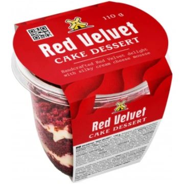 Red Velvet kūkas deserts 110g Latvijas Maiznieks