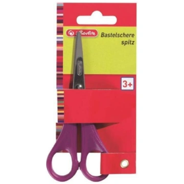 Herlitz Šķēres bērnu, 12 cm, ar asiem, galiem