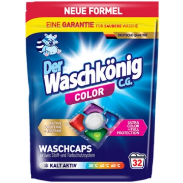 Kapsulas veļas mazgāšanai 5Chamber Der Waschkonig 