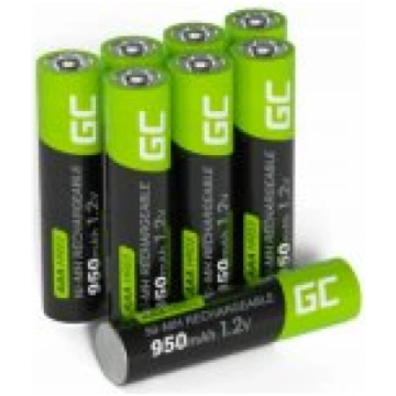 Green Cell AAA HR03 950mAh 8pcs Baterijas GR11-GRE