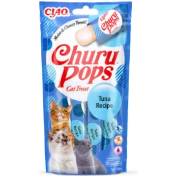 INABA Churu Pops Tuna - Cat treats - 4x15 g EU711