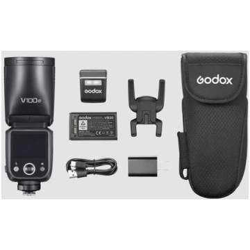 Godox V100 Compact Flash Black V100-O