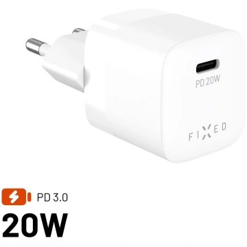 Fixed Mini 1x USB-C 3 A (FIXC20M2-C-WH) | FIXC20M2