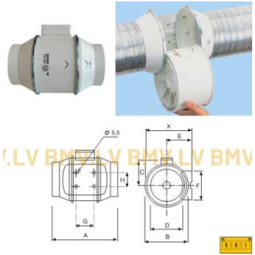 Ventilators S&P TD 500/160 T 5211358800