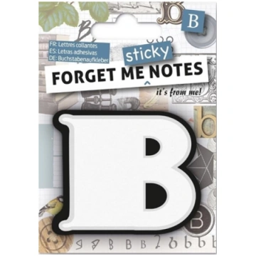 IF Forget me sticky notes kart samoprzylepne liter