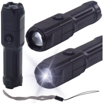 Latarka Lean Latarka LED Regulacja Zoom 3 Tryby Sw