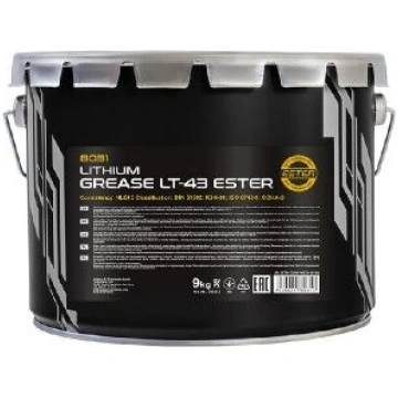 Smēre Lithium Grease LT-43 Ester 9 kg. 8031-09