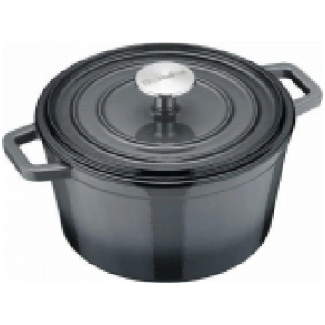 B.IRON KATLS 24CM, 3.75L, MELNS, ČUGUNA, Berndes D