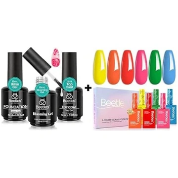 Beetles 3-daļu 15 ml 15 ml gēla virsējā un bāzes p