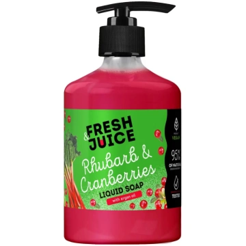 FRESH JUICE Šķidrās ziepes Rabarbers un dzērvenes,