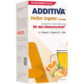 ADDITIVA ingvers + apelsīns + C vitamīns + cinks +