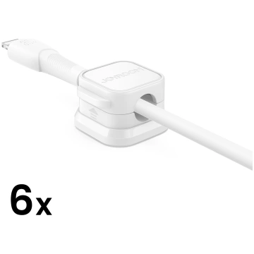 Joyroom JR-ZS368 magnetic cable organizer - white 