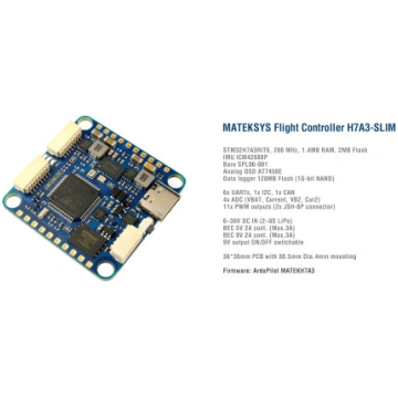 Matek Flight Controller H7A3 Slim - Ardupilot Mate
