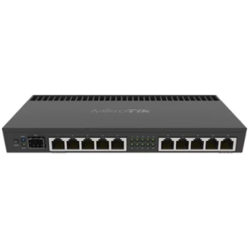 Mikrotik Wired Ethernet Router RB4011iGS+RM, Quad-