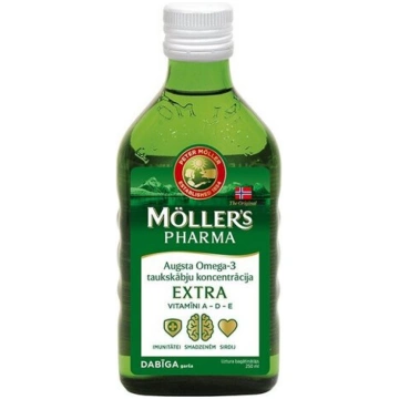 Uztura bagātinātājs Mollers Omega-3 Premium zivju 