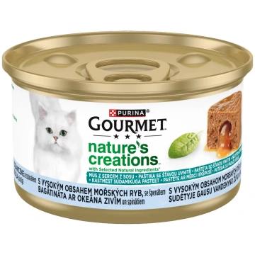 Konservi kaķiem – Gourmet Gold Gravy Heart, ar oke