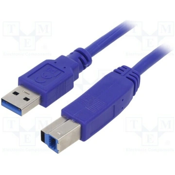 Cable; Cablexpert; USB 3.0; USB A plug,USB B plug;
