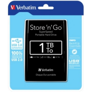Verbatim External hard drive 1TB 53023V