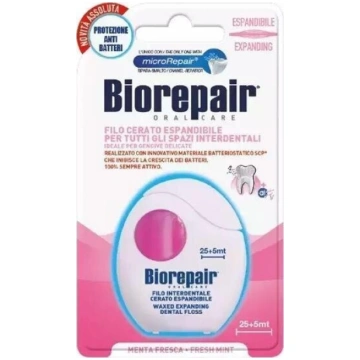 BioRepair uzbriestoša vaska zobu diegs 25+5 m