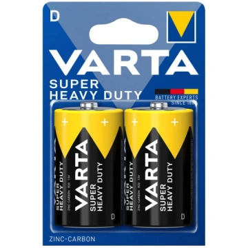 *Baterijas VARTA SUPER HEAVY DUTY (2) D (2020)
