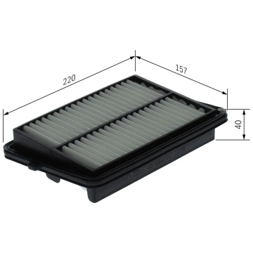 Gaisa filtrs BOSCH F 026 400 649
