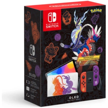 Nintendo Switch OLED Console Pokemon Scarlet and V
