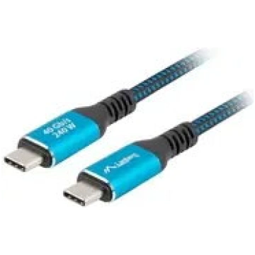 USB-C kabelis LANBERG CA-CMCM-45CU-0010-BK 1 m, 24