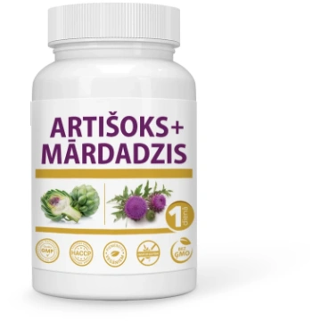 ARTIŠOKS + MĀRDADZIS/ARTICHOKE + MILK THISTLE tabl