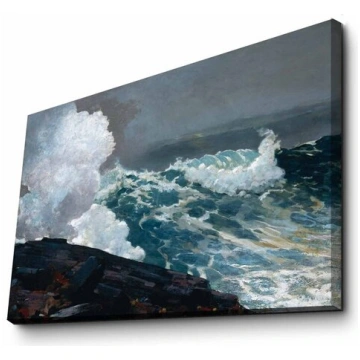 Reprodukcija Northeaster (Winslow Homer) Wallity