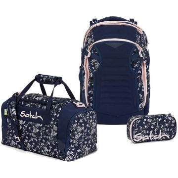 satch Match Skolas mugursomas komplekts, 3 gabali 