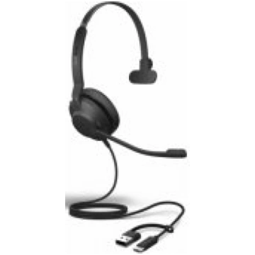 Jabra Evolve2 30 SE USB-A/ USB-C MS Stereo Mono Bl