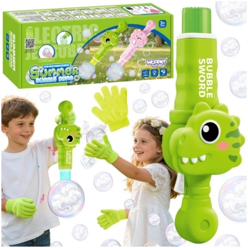 Woopie Dinosaur Smoke Bubble Gun Fog Bubble Machin
