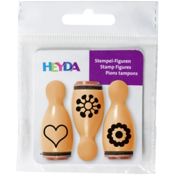 Zīmogi Mini Ziedi un sirds - 204888658 Heyda