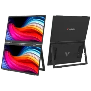 Verbatim Dual Portable 15.6" FHD Monitors 32403V