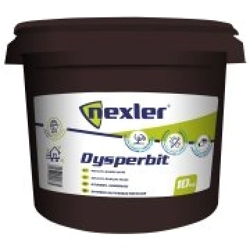 Bituma-kaučuka mastika 10kg Nexler Dysperbit uz ūd
